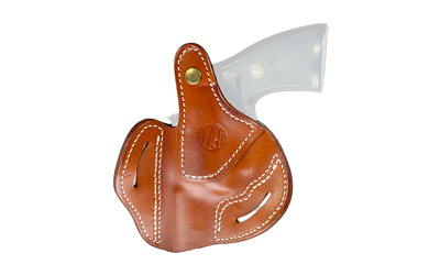 Thumb Break Revolver Holster, Outside Waistband Holster, Size 4.3, L Frame, Fits Colt Python .357/.38 or Smith & Wesson 686 Plus, Steer Hide, Classic Brown, Right Hand RVHX-4.3-CBR-R