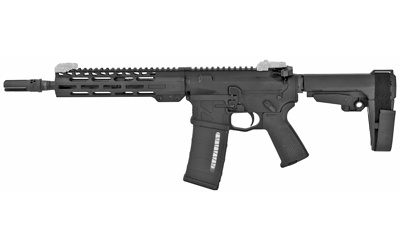 UIC, Semi-automatic, AR Pistol, 300 Blackout, 10.5" Criterion Barrel, Aluminum Receiver, Black Finish, SBA3 Brace, 1 Magazine, 30Rd, Adjustable Sights UICR3BLK10M2PMLOKSB