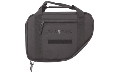 Battalion Double Pistol Case, Black Polyester Fabric, 13"X9", Dual Internal Neoprene Gun Pockets, Internal Magazine Straps, Lockable Zippers 10943