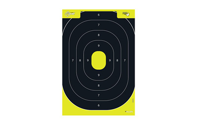 EZ AIM Adhesive, Solhouette, 12"x18", 30 Pack, Black and Chartreuse 15372-30