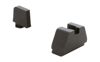 4XL Optic Compatible Sight, Serrated .385" Front,  Flat Black .480" Rear, Fits All Glocks GL-524