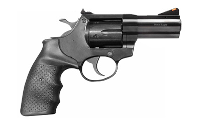 AL9.0, Revolver, DA/SA, Medium Frame, 9MM, 3" Barrel, Steel Frame, Black Finish, Rubber Grip, Adjustable Rear Sight, 6Rd 9231B
