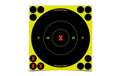 Shoot-N-C Target, Round Bullseye, 6", 100 Targets BC-34585