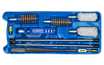 Shotgun Cleaning Kit, 20Ga, 12Ga, 4 Stainless Steel Rod Sections, 1 Cleaning Handle, 2 Bore Mops, 1 Cleaning Rod Adaptor, Packed In Organized Carrying Case 41636