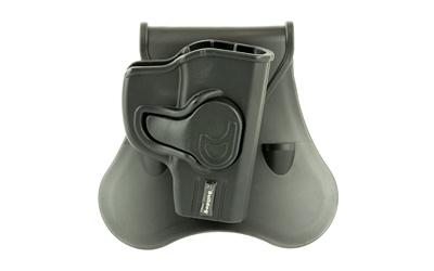 Rapid Release Polymer Holster With Paddle For Ruger LCP/Kel-Tec P-3AT Black Right Hand