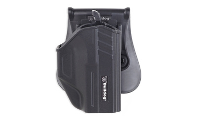 Thumb Release Polymer Holster, Fits Gen 1-4 Glock 19/23, Includes Magazine Holder, Right Hand, Polymer, Black TR-G19