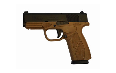 Conceal Carry, Double Action Only, Compact, 9MM, 3.2" Barrel, Matte/FDE Finish, Polymer Frame, Adjustable Sights, 8Rd, 1 Magazine BP9DECC