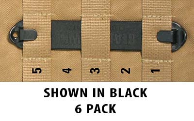 S.T.R.I.K.E. CQC Platform with Speed Clip, #5, Black, 6 Pack 38C506BK