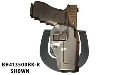 SERPA Sportster Belt Holster, Fits Glock 26/27/33, Left Hand, Gray Finish 413501BK-L