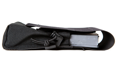 Double Magazine Flap Pouch, Helium Whisper Attachment, Fits (2) AR-15  Magazines, Elastic Construction, Black HW-M-2M4-1-BK