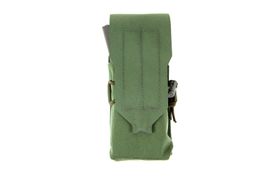 Double Magazine Flap Pouch, Helium Whisper Attachment, Fits (2) AR-15  Magazines, Elastic Construction, Ranger Green HW-M-2M4-1-RG