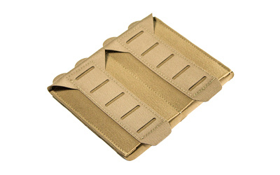 10 Speed, Double Magazine Pouch, Helium Whisper Attachment, Fits (2) AR-15 Magazine, Elastic Construction, Coyote Brown HW-TSP-M4-2-SB-CB