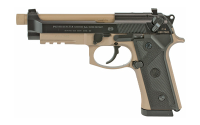 M9A3, Semi-automatic, Full Size, 9MM, 5", Alloy, Flat Dark Earth/Black, 17Rd, 3 Mags, Ambidextrous J92M9A3M4