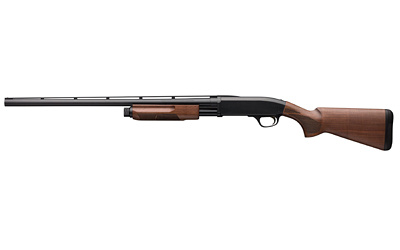 BPS Field, Pump Action Shotgun, 12 Gauge 3" Chamber, 26" Blued Barrel, Matte Finish, Black, Walnut Stock, Bead Front Sight, Includes 3 Invector-Plus Choke Tubes - F,M,IC, 4 Rounds 012286305