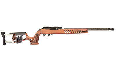 Professional, Semi-automatic Rifle, 22 LR, 18.5" Proof Research Threaded Barrel, 1/2X28" Thread Pitch, Cerakote Finish, Copper Suede Battleworn, Luth AR MCA-22 Stock, 10 Rounds, 1 Magazine BRO-22-P-CSB