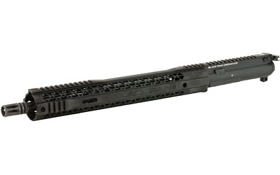556 SOCOM, Complete Upper, 556NATO, 16" SOCOM Profile Chromoly NATO Barrel, Black Finish, 1:7 Twist, BRO 15" M-Lock Hybrid Handguard, Mid Lenght Gas System, "LET IT RAIN" Lazer Engraved Dust Cover, SPEC15 Nitride Coated Bolt And Carrier Group, Mil-Spec A