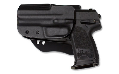 Outside the Waistband Holster, Fits HK VP9, Right Hand, Black, with Tek-Lok Attachment HOLX000867404942