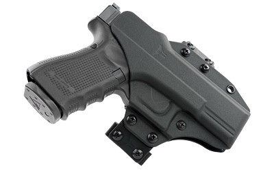 Total Eclipse 6-In-1 Holster, Fits 1911, Includes Straight Drop and FBI Cant E-Loops, Inside-The-Waistband Wings with Klipt Attachments, Ambidextrous, Black HOLX0107TE1911BLKP1