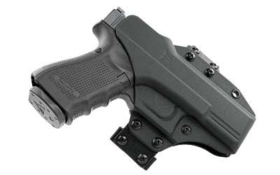 Total Eclipse 6-In-1 Holster, Fits Glock 26/27/33, Includes Straight Drop and FBI Cant E-Loops, Inside-The-Waistband Wings with Klipt Attachments, Ambidextrous, Black HOLX0107TEGL26BLKP1