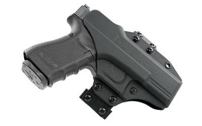 Total Eclipse 6-In-1 Holster, Fits Glock 43, Includes Straight Drop and FBI Cant E-Loops, Inside-The-Waistband Wings with Klipt Attachments, Ambidextrous, Black HOLX0107TEGL43BLKP1
