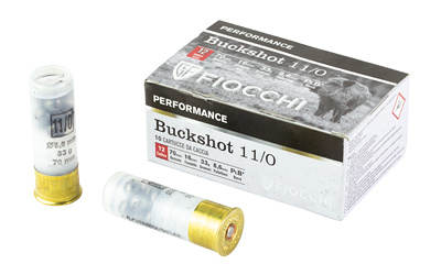 Shotshell, 12 Gauge 2.75", 00 Buck, Shotshell, 25, 250 AM3388