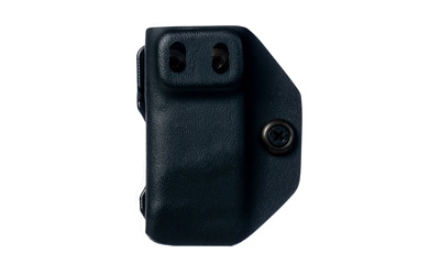 Single Magazine Pouch, Matte Finish, Black, Kydex Construction, Fits Double Stack 9mm/40 Caliber Magazines PACN0362