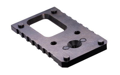 Optic Base Plate B, Black, For Non-Optic Ready Pistols, Truglo/Mecanik M02 Footprint, Fits TP9 V2, SA, DA, SA MOD 2, SF, SFT and SFL PACN0705