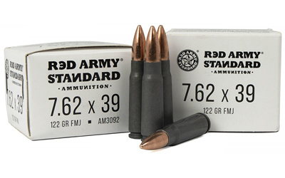 Red Army Standard White, 762X39, 122Gr, Full Metal Jacket, 20 Round Box AM3092