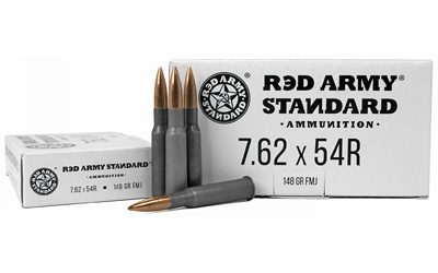 Red Army Standard White, 7.62X54R, 148Gr, Full Metal Jacket, 20 Round Box AM3093