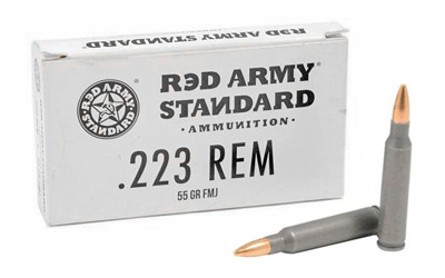 Red Army Standard White, 223 Remington, 55Gr, Full Metal Jacket, 20 Round Box AM3268