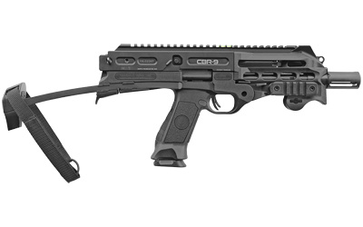 CBR-9 Black Rhino Pistol, Semi-automatic, 9MM, 9" Barrel, Polymer Frame, Black Finish, Fiber Optic Sights, 18Rd, 2 Magazines 500.217