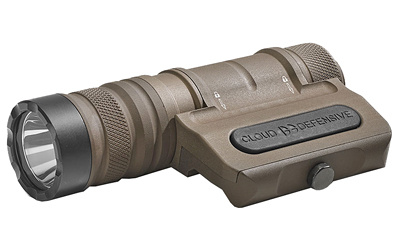 Owl, Optimized Weapon Light, Flat Dark Earth Aluminum, 1250 Lumens, Ambidextrous, Fits Any Picatinny Rail, Quick-Disconnect Light Head And Tail-cap, Includes Battery And Charger OWL-FDE