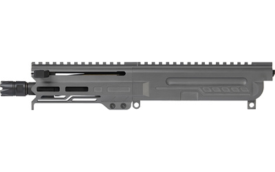 DISSENT, MK4, Complete Upper Receiver, 300 Blackout, 6.5" Threaded Barrel, 5/8x24, CMMG Zeroed Linear Compensator, Cerakote Finish, Tungsten, M-LOK Free Float Handguard, Fits AR-15 Lower Receiver, Includes 1913 Picatinny Rail End Plate 30B0E67-TNG