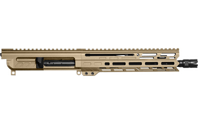DISSENT, MK4, Complete Upper Receiver, 300 Blackout, 10.5" Threaded Barrel, 5/8x24, CMMG Zeroed Linear Compensator, Cerakote Finish, Coyote Tan, M-LOK Free Float Handguard, Fits AR-15 Lower Receiver, Includes 1913 Picatinny Rail End Plate 30BC239-CT