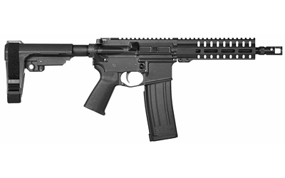 Mk4 Banshee 200, Semi-automatic Pistol, 5.7X28MM, 8" Barrel, 1:9 Twist, Aluminum Frame, Black Anodized Finish, CMMG RipBrace, Ambi Sling Plate, SV Brake, Threaded 1/2-28, CMMG RML7 MLOK Hand Guard, 40Rd CMMG Magazine 54A241B