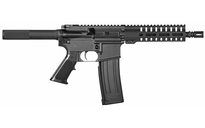 Mk4 Banshee 100, Semi-automatic Pistol, 5.7X28MM, 8" Barrel, 1:9 Twist, Aluminum Frame, Black Anodized Finish, CMMG Pistol Receiver Extension, Ambi Sling Plate, A2 Comp, Threaded 1/2-28, CMMG RML7 MLOK Hand Guard, 40 Rd CMMG Magazine 54A2427