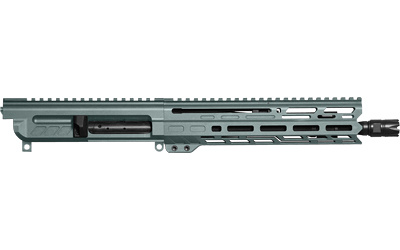 DISSENT, MK4, Complete Upper Receiver, 5.56NATO, 10.5" Threaded Barrel, 1/2x28, CMMG Zeroed Linear Compensator, Cerakote Finish, Charcoal Green, M-LOK Free Float Handguard, Fits AR-15 Lower Receiver, Includes 1913 Picatinny Rail End Plate 55B8D86-CG