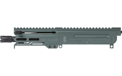 DISSENT, MK4, Complete Upper Receiver, 5.56NATO, 6.5" Threaded Barrel, 1/2x28, CMMG Zeroed Linear Compensator, Cerakote Finish, Charcoal Green, M-LOK Free Float Handguard, Fits AR-15 Lower Receiver, Includes 1913 Picatinny Rail End Plate 55B9331-CG