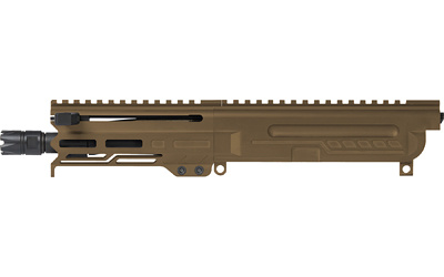 DISSENT, MK4, Complete Upper Receiver, 5.56NATO, 6.5" Threaded Barrel, 1/2x28, CMMG Zeroed Linear Compensator, Cerakote Finish, Midnight Bronze, M-LOK Free Float Handguard, Fits AR-15 Lower Receiver, Includes 1913 Picatinny Rail End Plate 55B9331-MB