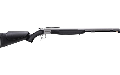 Crossfire, Single Shot, Break Action, 50 Caliber, 26" Barrel, Black Stock and Forend, Stainless Finish, Includes Scope Rail, Uses FireStick Ammunition System CR3801SM