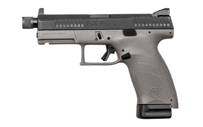 P-10C, 9MM, 4" Threaded Barrel, Suppressor Ready, Polymer Frame And Grips, Trigger Safety, Compact, Semi-automatic, High Night Sights, 10Rd, Striker Fired, Gray Finish 01534