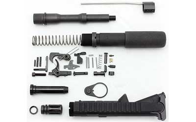 AR Pistol Kit, 223 Rem/556NATO, 7.5" Barrel, Fits AR-15, Does Not Included Lower, Rail, or Sights, Black DBB75PISTOLKIT