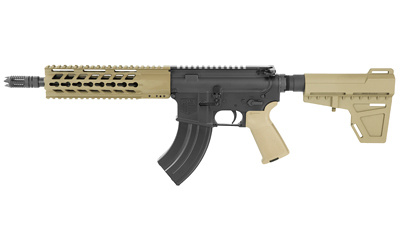 DB15P47FDE10, Semi-automatic Pistol, 762X39, 10" Barrel, Aluminum Frame, Flat Dark Earth Finish, Shockwave Blade Stabilizing Brace, 28Rd, 9" KeyMod Rail, Magpul MOE Pistol Grip DB15P47FDE10