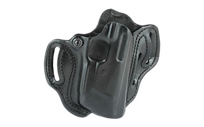 002, Speed Scabbard, Belt Holster, Fits Hudson H9, Right Hand, Black Leather 002BA5IZ0