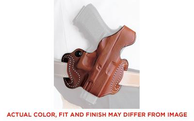 085, Thumb Break Mini Slide, Belt Holster, Fits Glock 43, 43X, 48, Left Hand, Black Leather 085BB8BZ0
