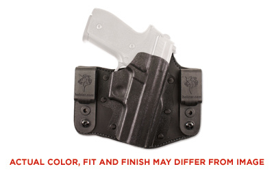 105, The Intruder, Belt Holster, Fits SIG SAUER P365, Left Hand, Black Leather 105KB8JZ0