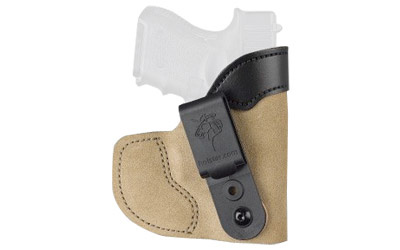 Pocket-Tuk Pocket Holster, Fits Kahr PM9/40/45, 1911 3", Ruger LC9, Sig P290, Right Hand, Tan Leather 111NAMKZ0