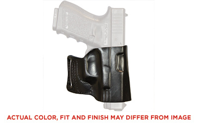 115, E-GAT Slide, Belt Holster, Fits Ruger LCP II, Right Hand, Black Leather 115BA7FZ0