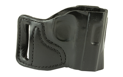115 E-Gat Slide Belt Holster, Right Hand, Black Leather, Fits Sig Sauer P238, Springfield 911 115BAP6Z0