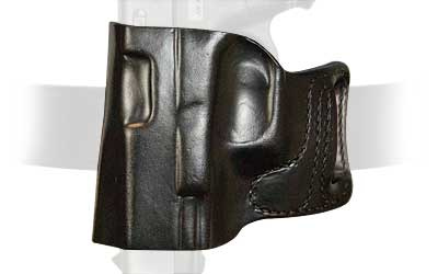 TAC-LITE Belt Holster, Fits Glock 17/22 W/TLR-1 or X300, Left Hand, Black Leather 117BBW8Z0